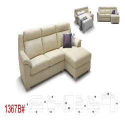 半皮系列沙发1387B#